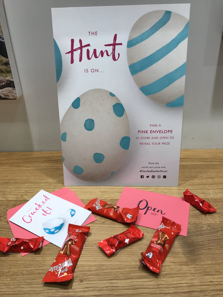 JoulesLeeds's tweet image. Pop in store today and see what EGG-citing treat you might find!! 🐰🐥🐣🍫
#HappyEaster #Leeds #Easterpromotion   @JoulesLeeds @VictoriaLeeds_