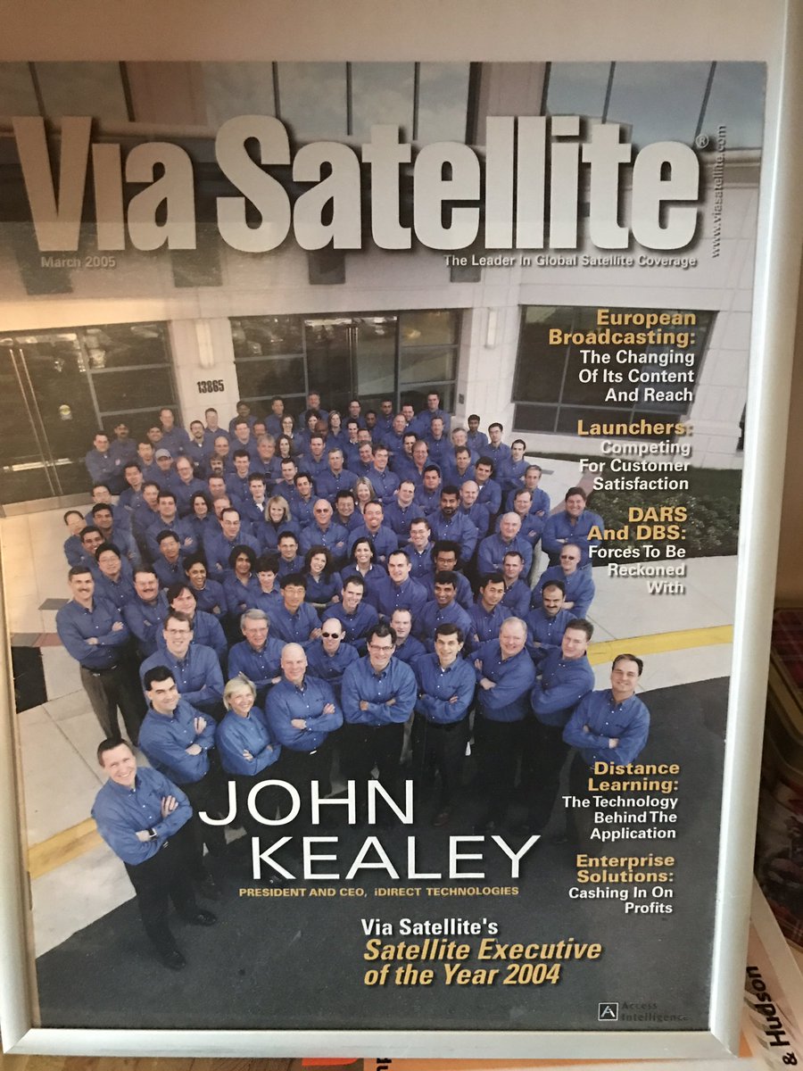 Den_is_Social's tweet photo. Those were the days, when I was on the front cover of @Via_Satellite with the whole of @iDirect @idirectgov Look what I found #spring_cleaning https://t.co/P25JK87IdV