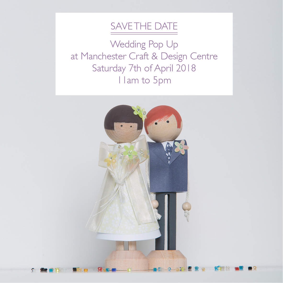 Next Saturday our wedding pop up <a href="/ManchesterCraft/">Manchester Craft and Design Centre</a> will bring together all we have to offer for your special day