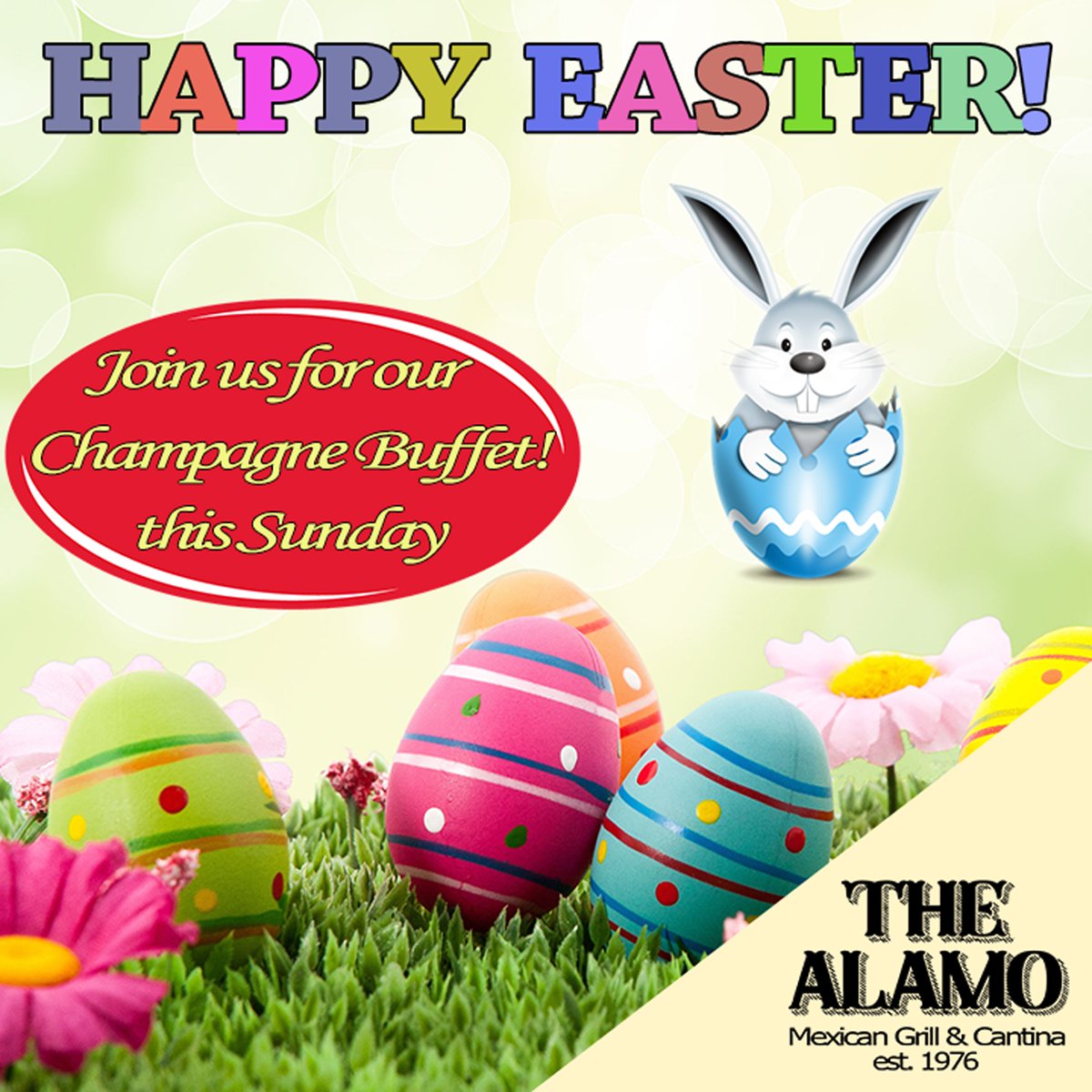Join us for our Special Champagne Brunch Special this Sunday! 11am till 3pm! :) HAPPY EASTER everyone :) #HappyPassover #SaturdayMotivation