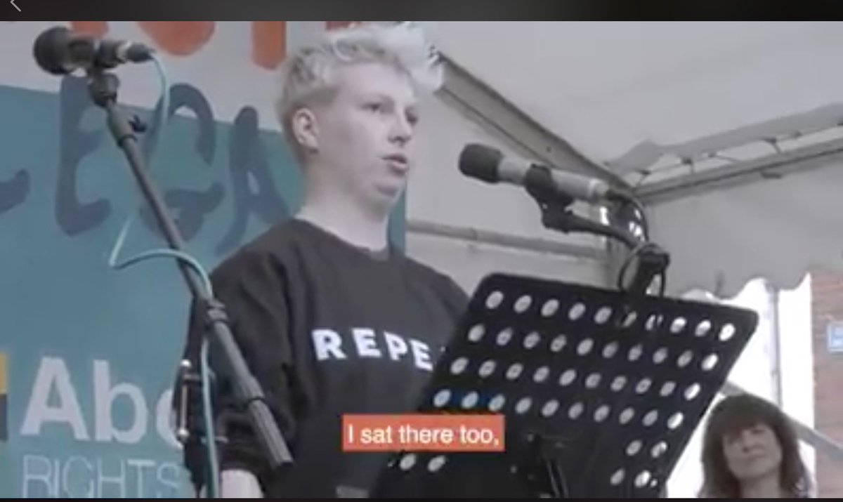 freesafelegal's tweet photo. Today is International Transgender Day of Visibility. Listen to this moving speech from Matt Kennedy at our march for choice last year https://t.co/zjaI92AMDD #transvisibility https://t.co/uM2VfpXFsN