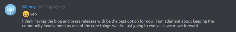 kicka_one's tweet image. $TRIG 
@blocksafeチームメンバーがDiscordから去る事になり、コミュニティとの新たな交流の場としてブログを立ち上げる事についてMannyから説明がありました。
それを有志が翻訳してくれましたので共有させていただきます。（感謝

#TRIG #blocksafe