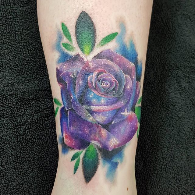 galaxy rose tattoo  KickAss Things