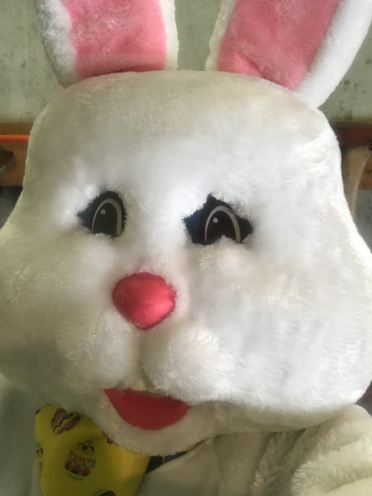 The Easter Bunny made an appearance at the YCS annual Easter Egg Hunt.