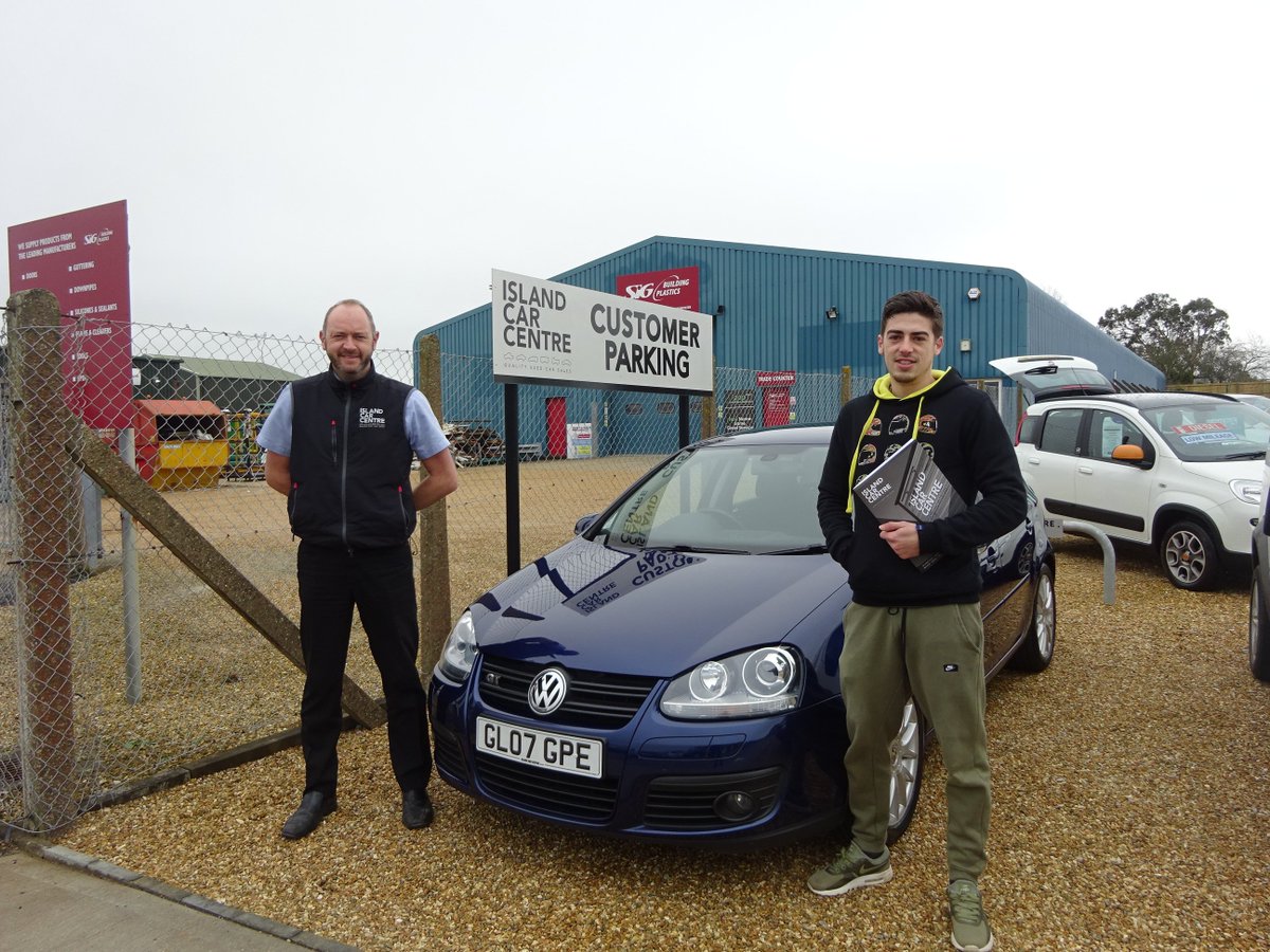 Another Satisfied customer at Island Car Centre. Thank you for your business Ollie Butcher. Enjoy your Volkswagen Golf.
