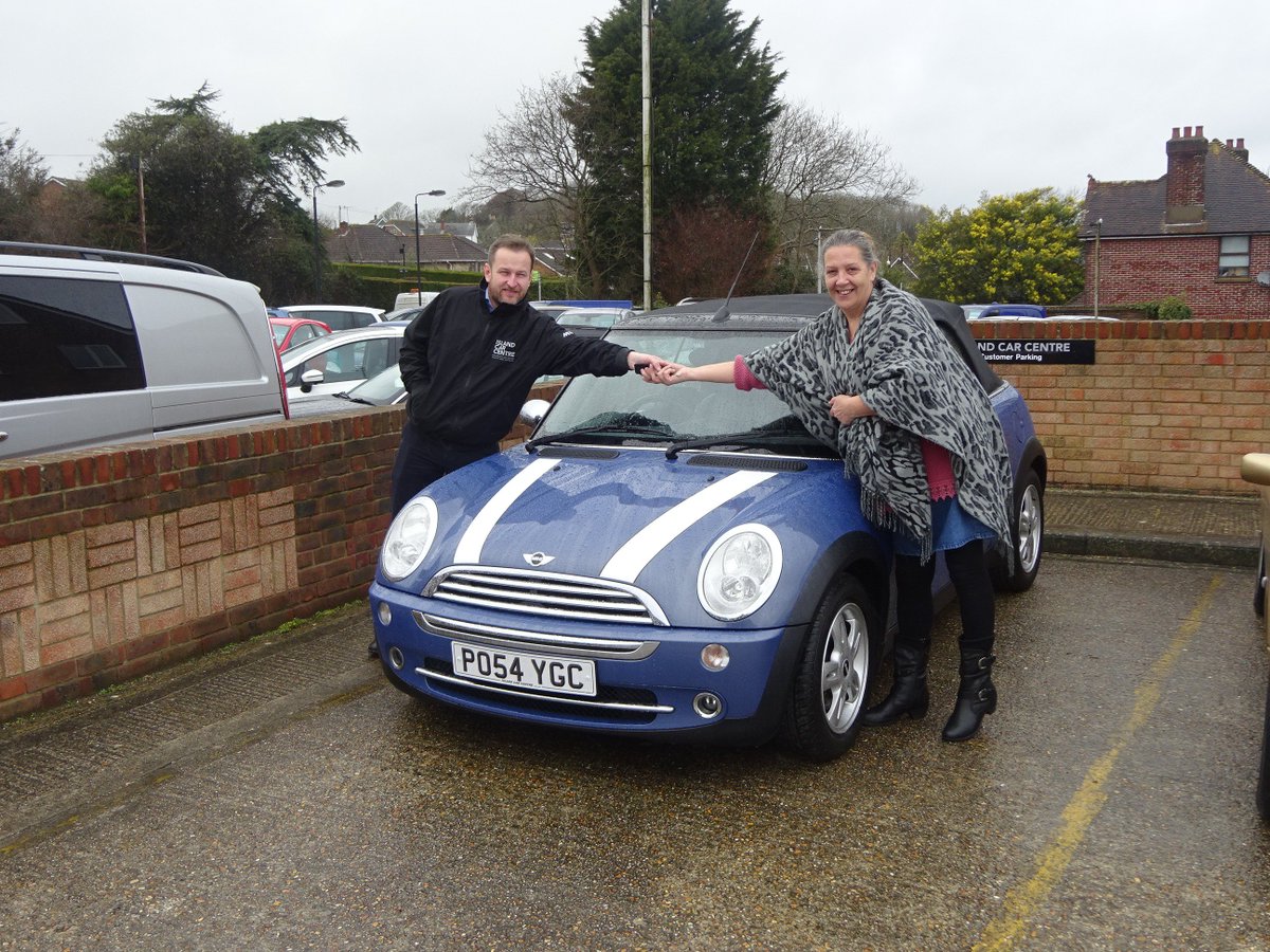 Another Satisfied customer at Island Car Centre. Thank you for your business Wendy Lillington. Enjoy your Mini One.