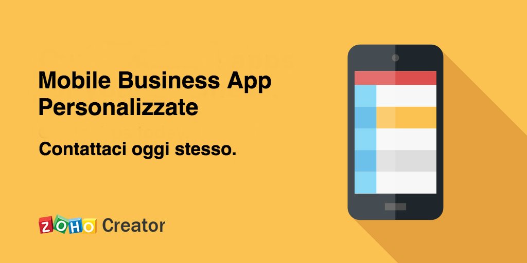 SooiteSolutions's tweet image. No matter how big or small your business is, Zoho Creator makes it easy to get your mobile apps your way. No compromises. See how – zoho.com/creator/apps/ #ZohoPromise #Zoho #ZohoCreator5 #ZohoCreator