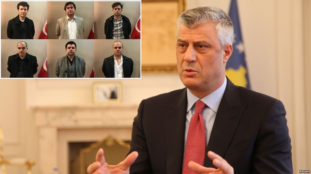 DoganAras_TR's tweet photo. Adam gibi adamlıkta bugün.

Kosova Cumhurbaşkanı Hashim Thaçi, MİT'in sınır ötesi operasyonla Türkiye'ye getirdiği 6 FETÖ mensubuyla ilgili olarak "Ulusal güvenliğimizi tehdit ediyorlardı" diyerek tutuklanıp sınır dışı edilmelerini bizzat onayladığını belirtti. https://t.co/IZ3CKfNDDT