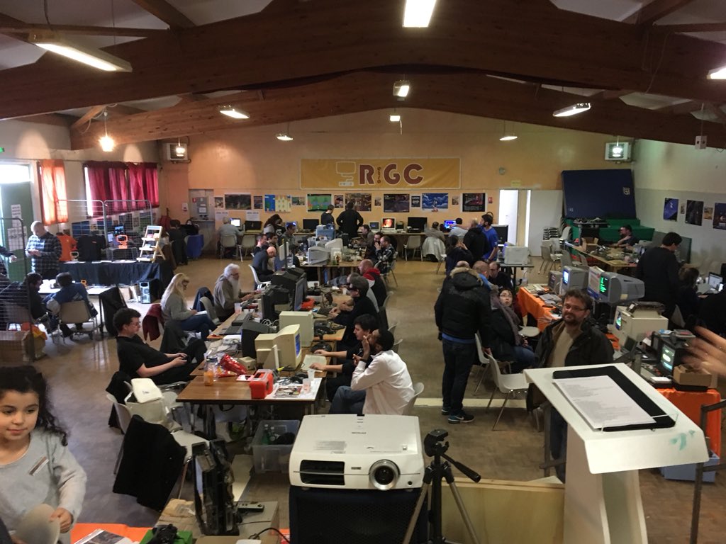 assoRGC's tweet image. En direct de l’AC 2018 #retrogaming #retrodev #speedcoding #homebrew #RGC #AC2018