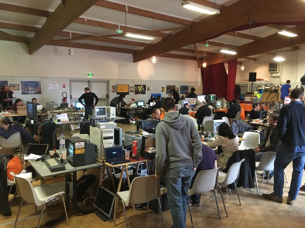 assoRGC's tweet image. En direct de l’AC 2018 #retrogaming #retrodev #speedcoding #homebrew #RGC #AC2018