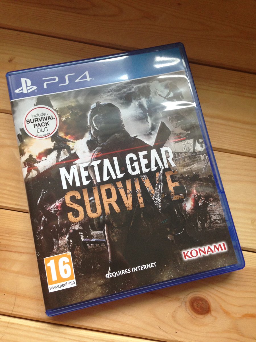 MGSCollection's tweet image. Collection Update: Metal Gear Survive for PlayStation 4.