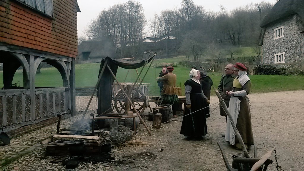 This weekend we have a hot meat shop, pawnbrokers, and mobile oven on a cart in the market square <a href="/Tudor_Group/">The Tudor Group</a>