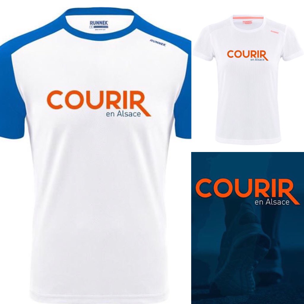T-shirt ou buff : équipez-vous aux couleurs de Courir en Alsace pour vos sorties Running. #TShirt #courir #alsace
