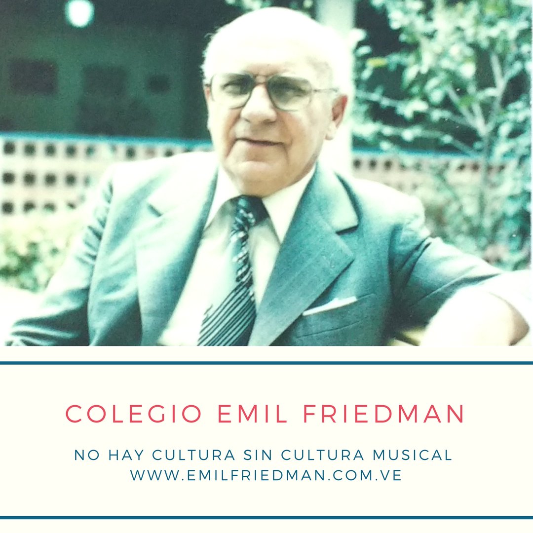 ColEmilFriedman's tweet photo. Las artes tienen que ser vividas antes, mucho antes que intelectualizadas #EmilFriedman
#NoHayCulturaSinCulturaMusical  #OrgulloFriedman #SomosCef #Cef #Zonacef #MostrandoLoQueSomos #Educación #Musica #Deporte #Colegio #Venezuela #Baruta https://t.co/JZPicEBRZi