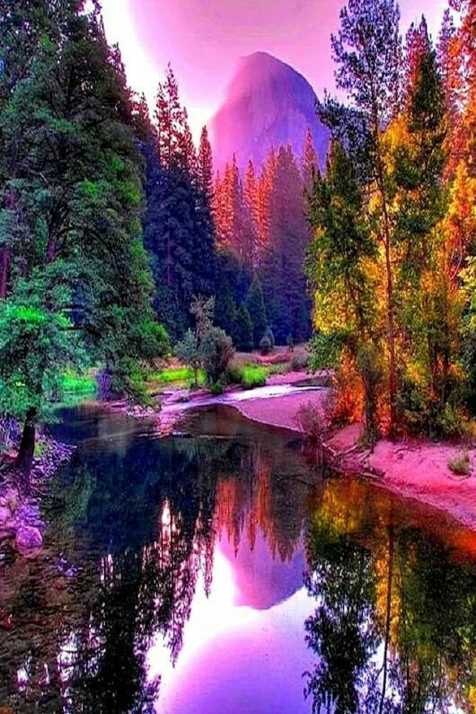 La nature peut prendre une apparence somptueuse...