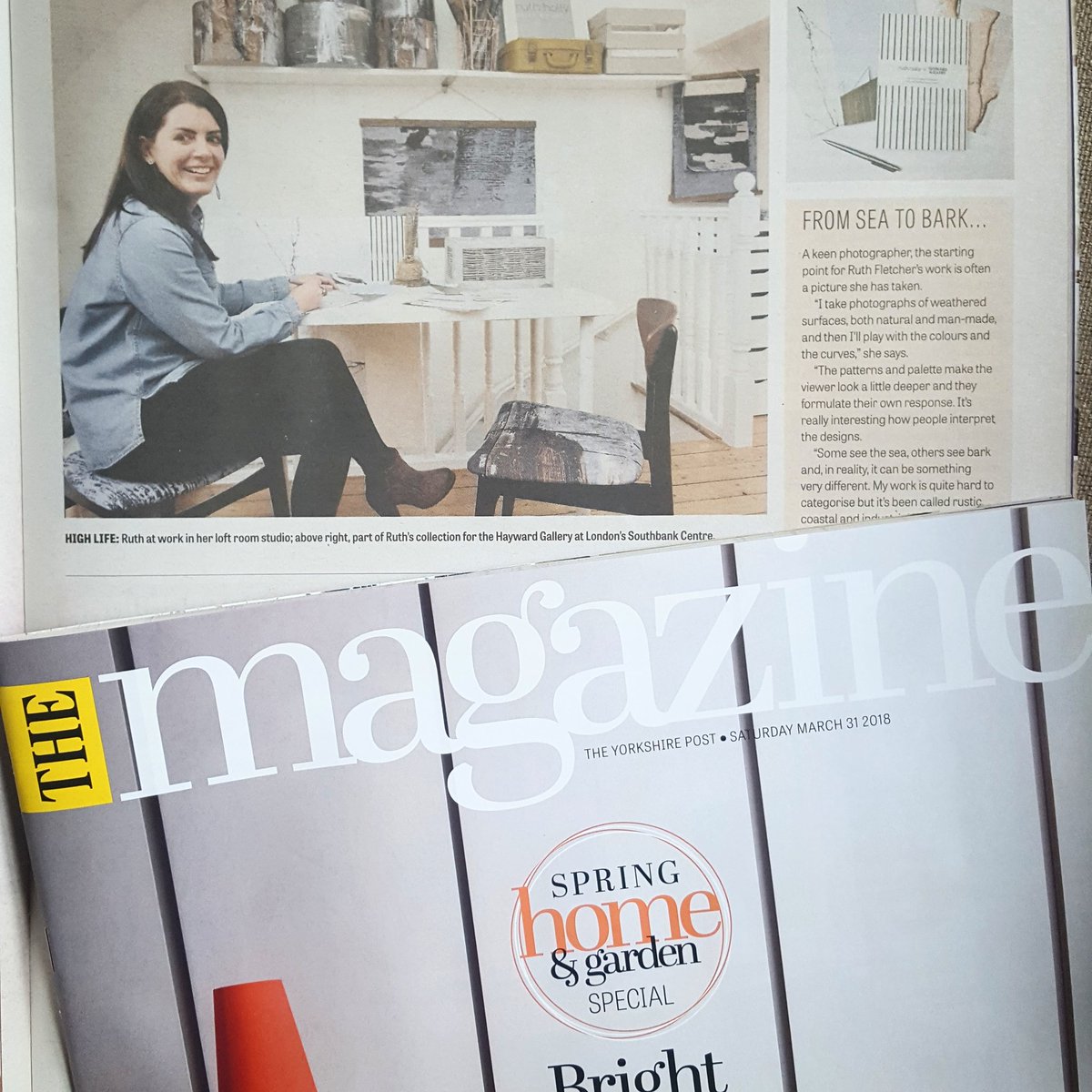 Thanks to @propertywords for today's real homes feature in @yorkshirepost 
#cosyliving #newhomedecor #sympatheticdesign #observeandreport #designloves #southbankcentre
#haywardgallery
#collaboration #tactilelivingspace #inspiredby  #textureinthehome #artist #beauty #passion