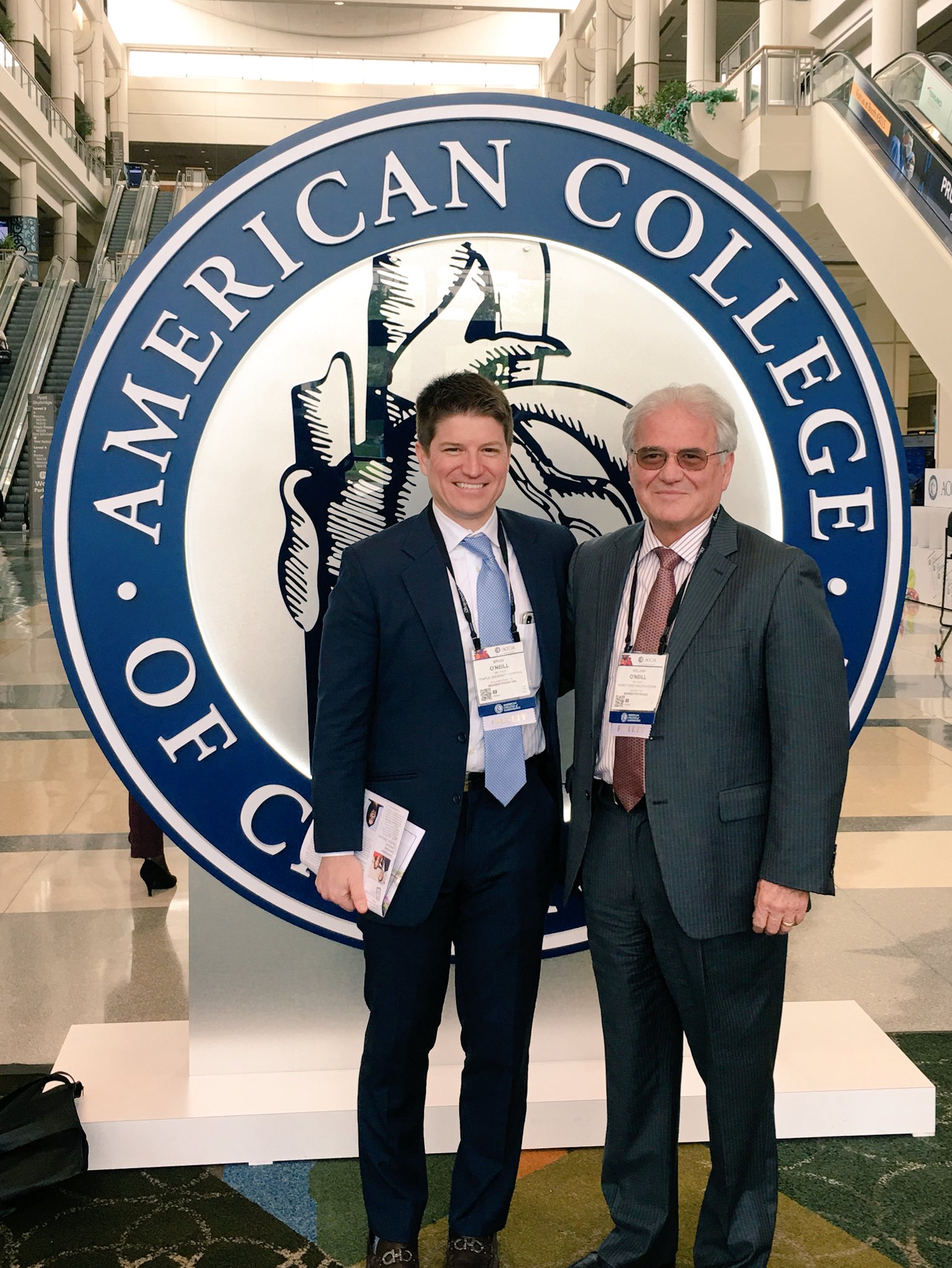 William W O Neill On Twitter On This Holiday Wknd Sharing Something Special 25 Years Later Another O Neill Inducted As A Fellow Of The Acc Congrats Dr Brian O Neill The Torch Is Passing