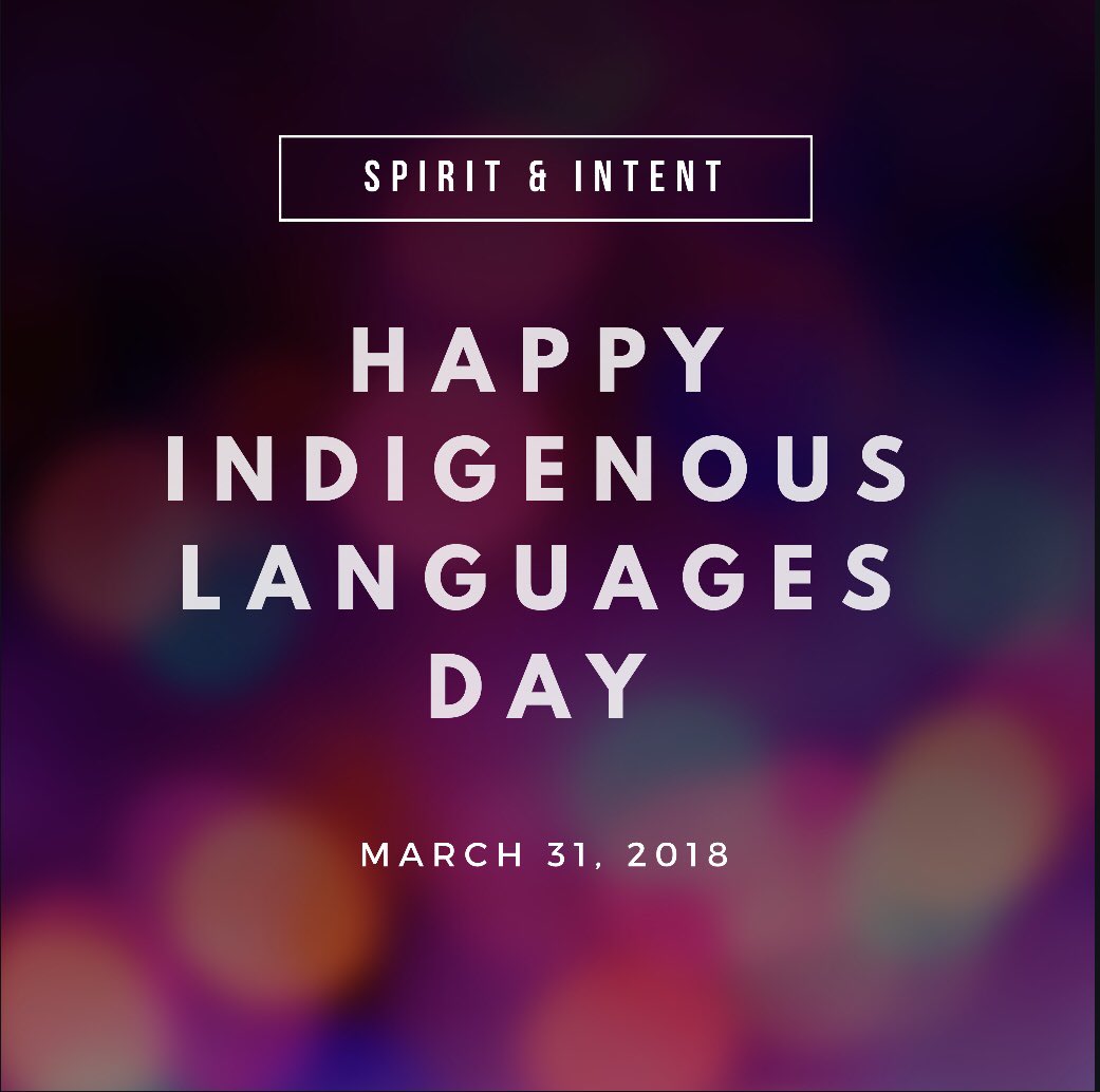 Nya:węh ahsǫh ǫgwa:yę' tsęh nidwawęno'dę's! ‘Thankful we still have our languages’. Happy Indigenous Languages Day Turtle Island!!! #ogwehowehneha