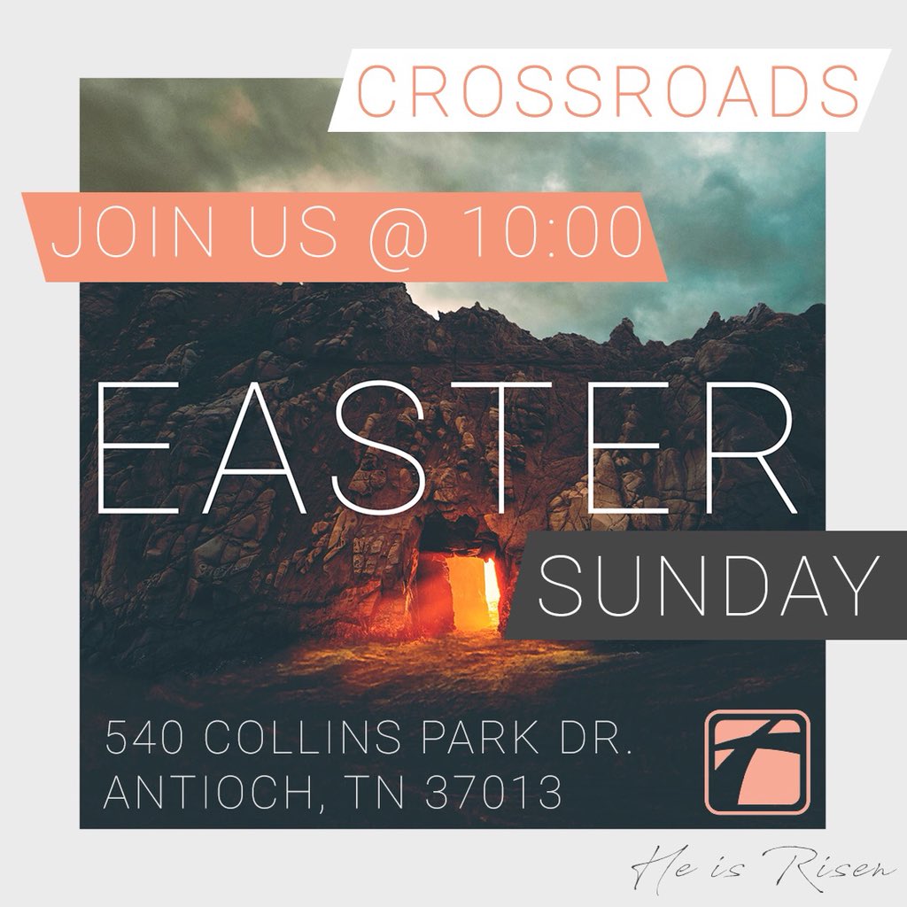 CRAntiochEvents's tweet photo. Tomorrow is the greatest day in History! Join us at Crossroads Antioch to celebrate Victory! 
#crossroadsantioch #eastersunday #joinus #ressurection #crantioch #crantiochevents #sunday #service #victory #life #comeandsee #worship #sundaymorning #beourguest #youreinvited #invite https://t.co/MEeK9aoRio