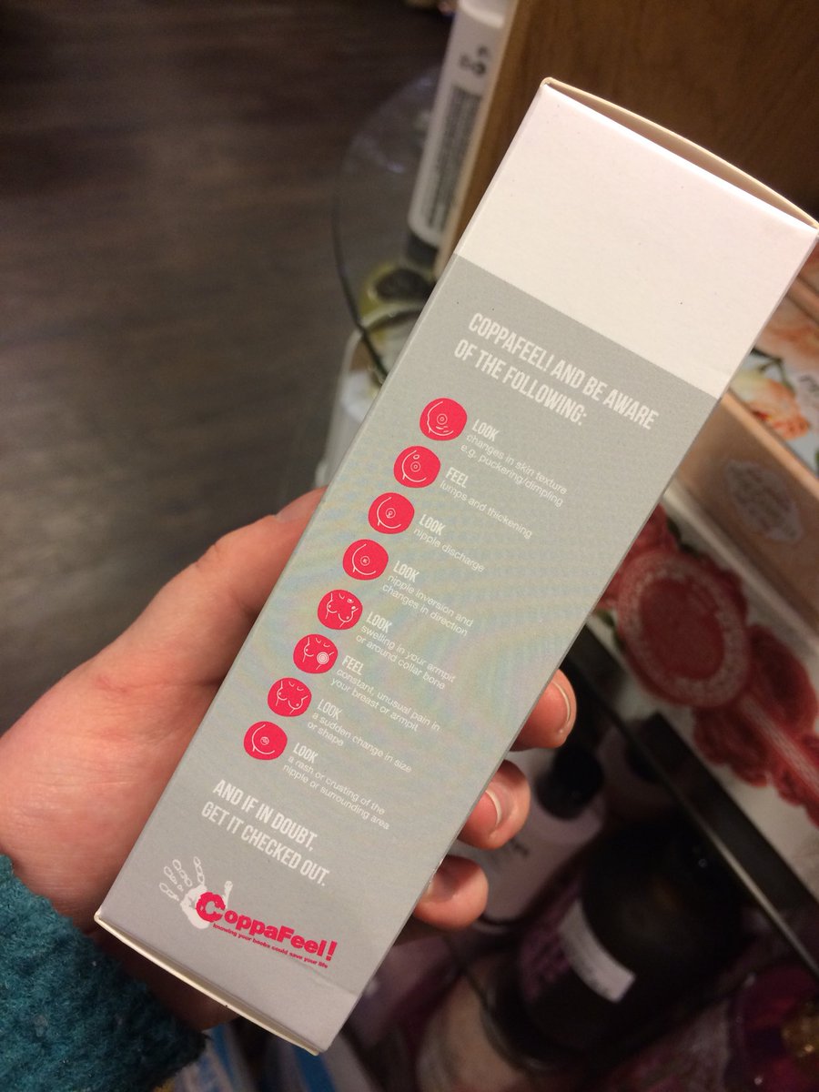 Amazing to see <a href="/Tisseranduk/">Tisserand UK</a> supporting <a href="/CoppaFeelPeople/">CoppaFeel!</a> 🙌🏻 brilliant awareness raising and £1 donated for each Support product sold 💗👍