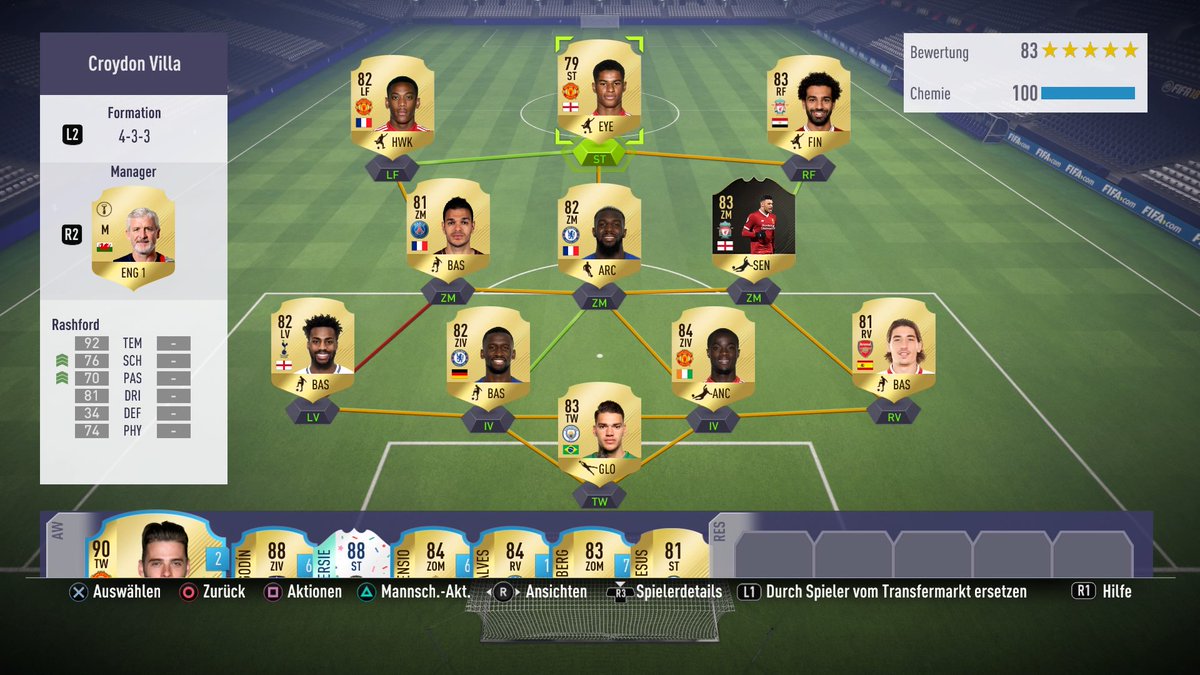 Ismael00855056's tweet photo. #sheeshTeam  #PS4share Hi! Das ist mein Team wuerde mich ueber verbesserungen freuen. Budget 30k https://t.co/RVkDYBw9YE