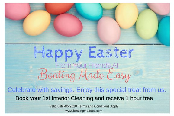 Happy Easter from your friends at Boating Made Easy! #HappyEasterWeekend #boatlife