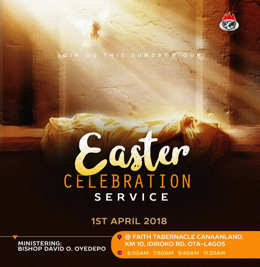 FT_Press's tweet image. He is risen....
Join us to celebrate the REASON for this season.
Thank you JESUS.
#Easter
#fourservices
#canaanland