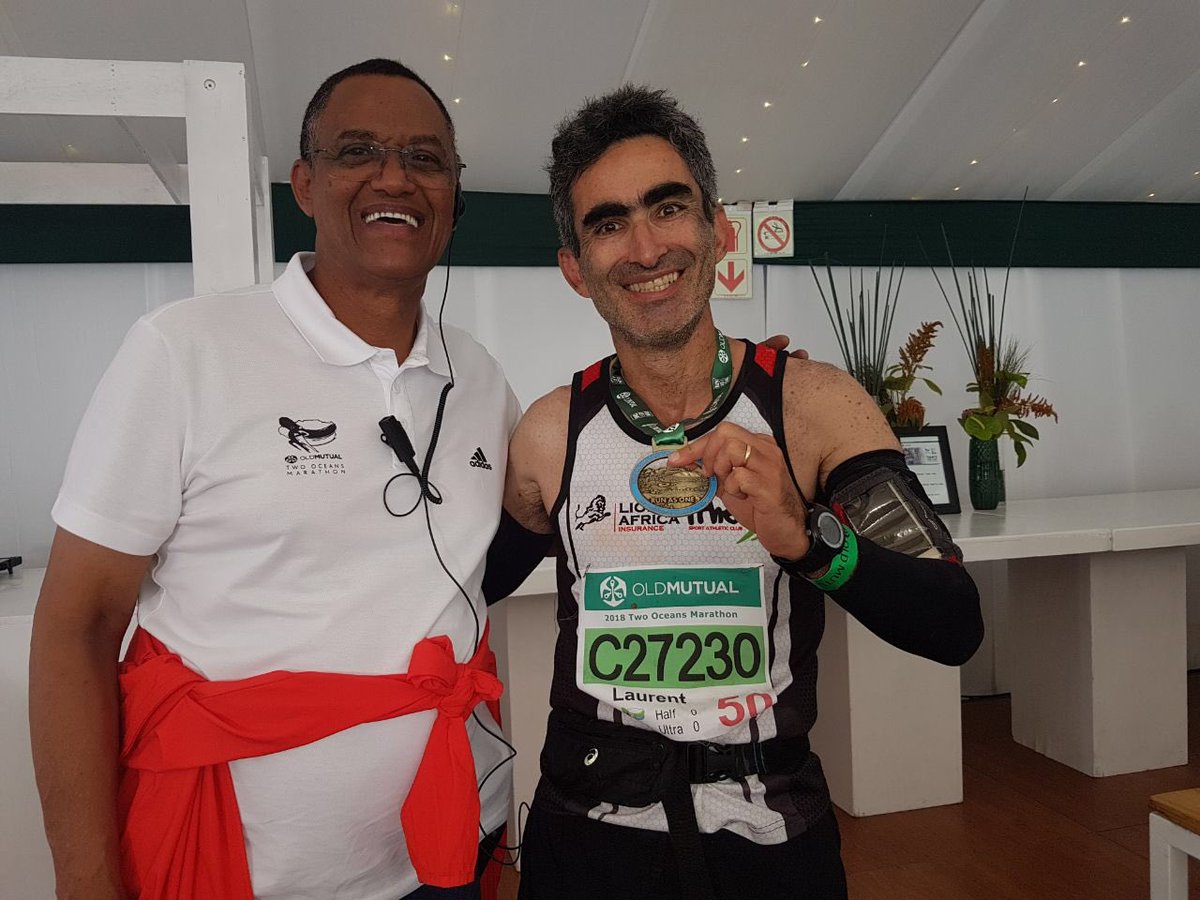 amarl_m's tweet photo. Proud to have run #OMTOM2018 for #Itheko. Thank you Farouk! https://t.co/xFZNMacIUW