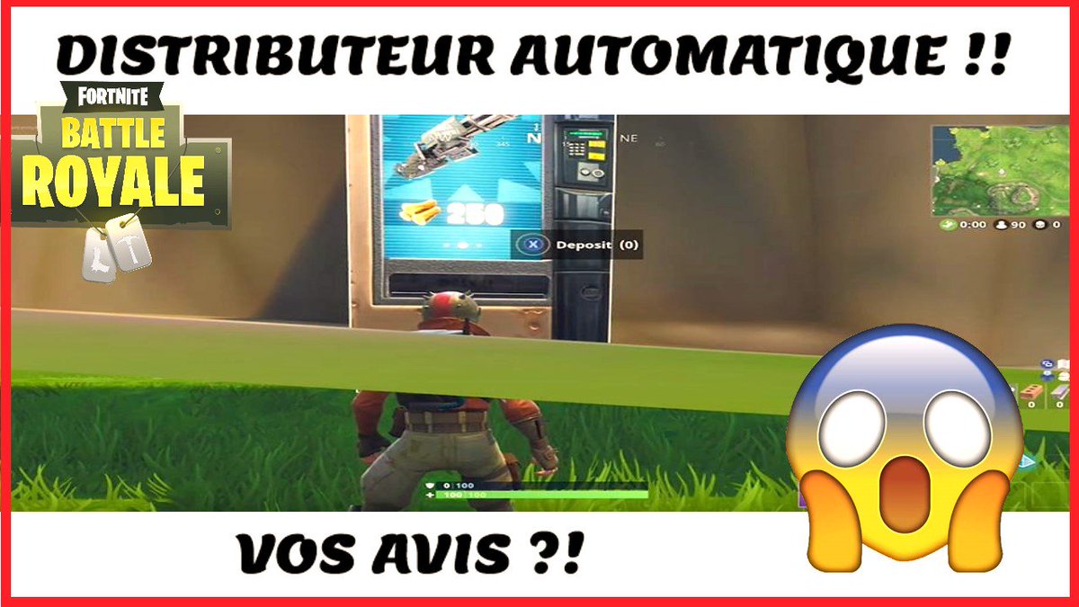 Symghostt's tweet photo. ~NOUVEAU~ DISTRIBUTEUR AUTOMATIQUE sur FORTNITE !!

#FortniteBattleRoyale #Fortnite #FortniteBR #FortniteServers #fortnitememes #FortniteChallenge #gaming #FortniteFr #Fortnitefrance #GamersAssembly #GamersUnite #PS4 #Xbox #Fun #Youtuber #folowback #Likes #pcgaming #YoutubeHero https://t.co/3QoxIBdoVZ