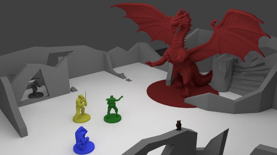 AugmentedRealms's tweet photo. As promised, . . if the young dragon was an ancient dragon. (And Tiamat just for fun). #dnd #dnd5e #augmentedrealms #ancientdragon #tiamat https://t.co/AWJLB3qO2b