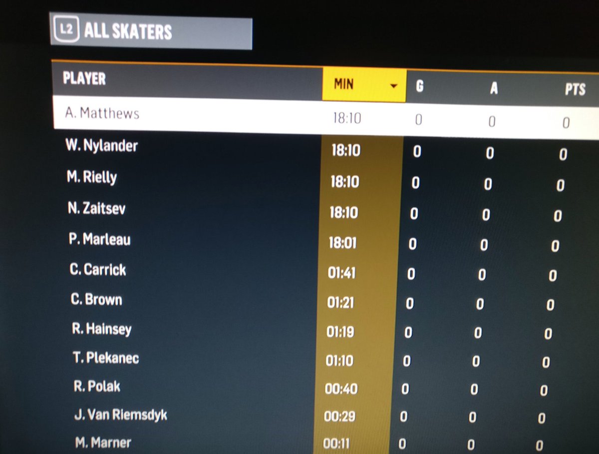 LazyPedestrian's tweet photo. Isn't it awkward when your 2nd round NHL World Gaming Championship opponent doesn't know how to change his lines in the first period... #NHL18 #LGHLPSN https://t.co/GWN1WPEMgq