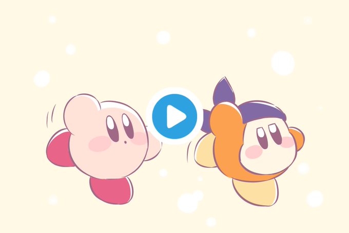 やっっとできた!カービィとバンワドに曲に合わせて躍らせてみました!!手書きだからかくかくしてる箇所あるけど 