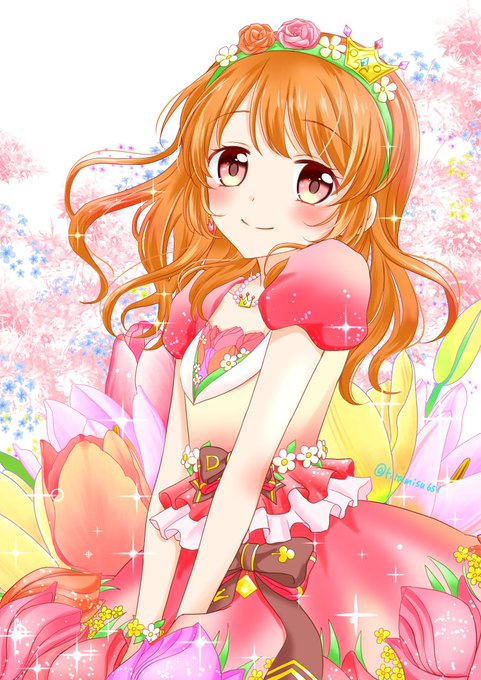 「jewelry orange hair」 illustration images(Oldest)