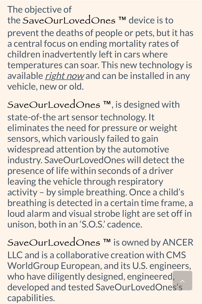 IsabellaLabIssy's tweet photo. ‼️‼️NEW #INVENTION to PREVENT BABIES & PETS FROM BEING LEFT IN CARS if Uforget‼️invented by 82 yo retired woman with her retirement income ‼️‼️ #Fantastic #preventdeaths #hotcars #Children #babies #pets #mothers #fathers #safety
@SaveOurLoved1s
https://t.co/Wd4TQ1ZZlo https://t.co/3P70ZbGSwH