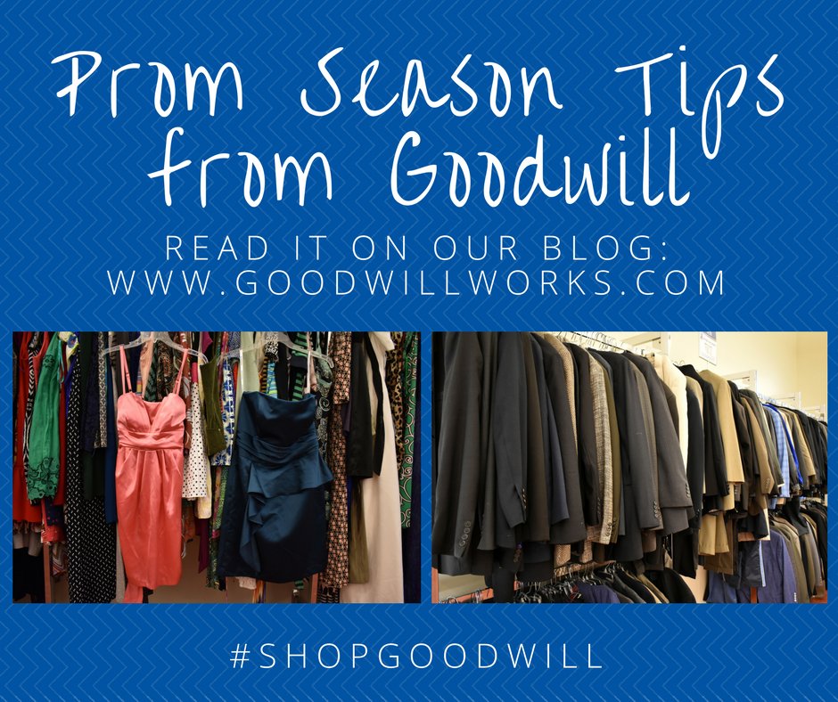 GoodwillWorks's tweet photo. Formal dresses, suit rentals, dinner reservations, hair and makeup appointments, corsages and boutonnieres, limo rides, promposals.. Here are some of Goodwill's Tips to enjoying Prom Season for a more affordable cost!
https://t.co/NQJG4lQIYW
#Prom #ShopGoodwill #GoodwillBlog https://t.co/P0xWp5Naoz