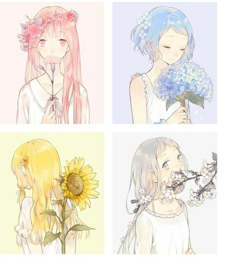 Yellow Anime Girl Aesthetic