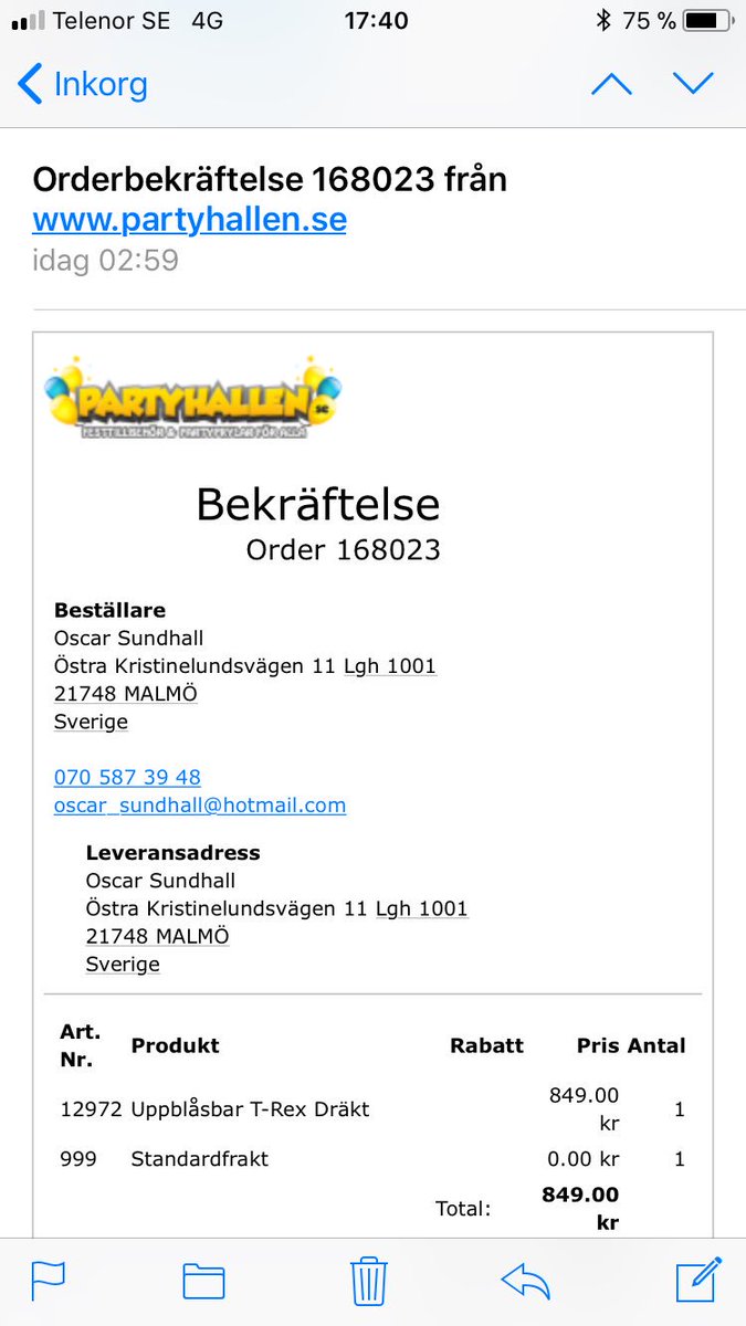 Inte 100% nöjd med mitt köp 02:59 inatt