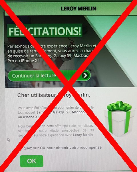 leroymerlinfr's tweet photo. Alerte #phishing : nous avons appris que circulent actuellement des emails utilisant notre marque sans notre autorisation. Leroy Merlin n'est pas à l'origine de cette campagne qui a tout de l'escroquerie. Nous vous recommandons de ne pas interagir avec ce message. https://t.co/8IsAtjjOSV