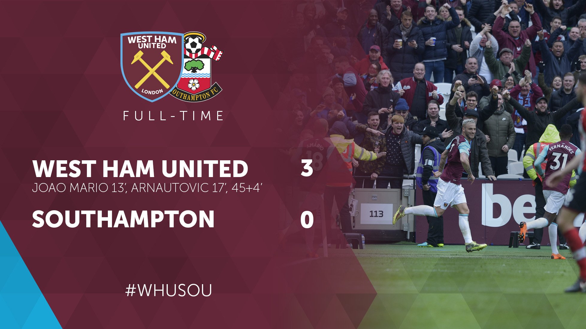 West Ham United on X: ⚽️ 3 goals ✓ 3 points  / X