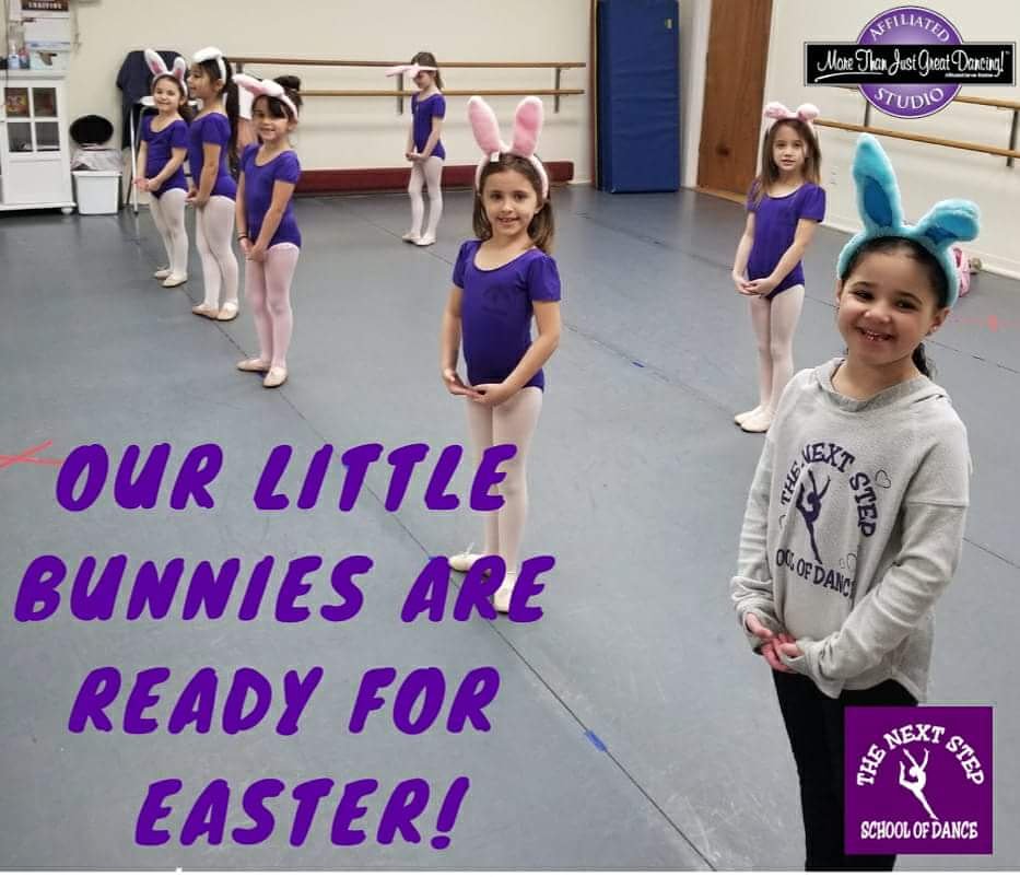 NextStepDancer's tweet photo. These bunnies are so ready for Easter!!! 
#mtjgd #dance #lyndhurstnj #TheADCC #StudioofExcellence https://t.co/r9GrZefX4M