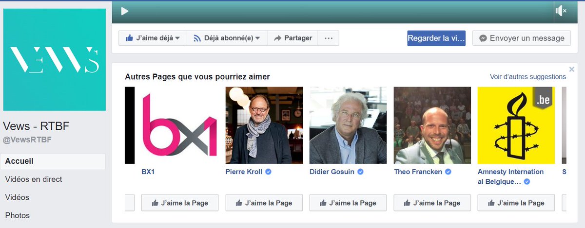 geoffroyk's tweet image. Le Kamoulox du jour. J'aime la page Vews et on me suggère d'aimer à Théo Francken et @amnestybe . Logique, quoi. #AlgorithmFail #Facebook