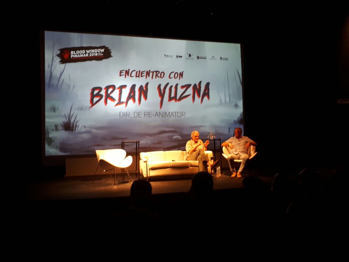 enjoyjessica's tweet photo. "Para mí, La pasión de Cristo fue la mejor película de terror de ese año". Brian Yuzna en conversación con Mike Hostench. #BloodWindowFest. https://t.co/MS0SlzM92H