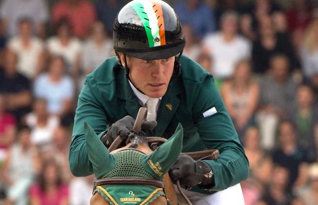 Mayo's Cameron Hanley has taken the top prize in today's 1m50 speed class at the three-star Italian show in Arezzo. Hanley and the 10-year-old mare EIS Isaura (Tinka's Boy x Darco), who is owned by Equi Invest Showjumping, were comfortable winners when crossing the line in 67.99