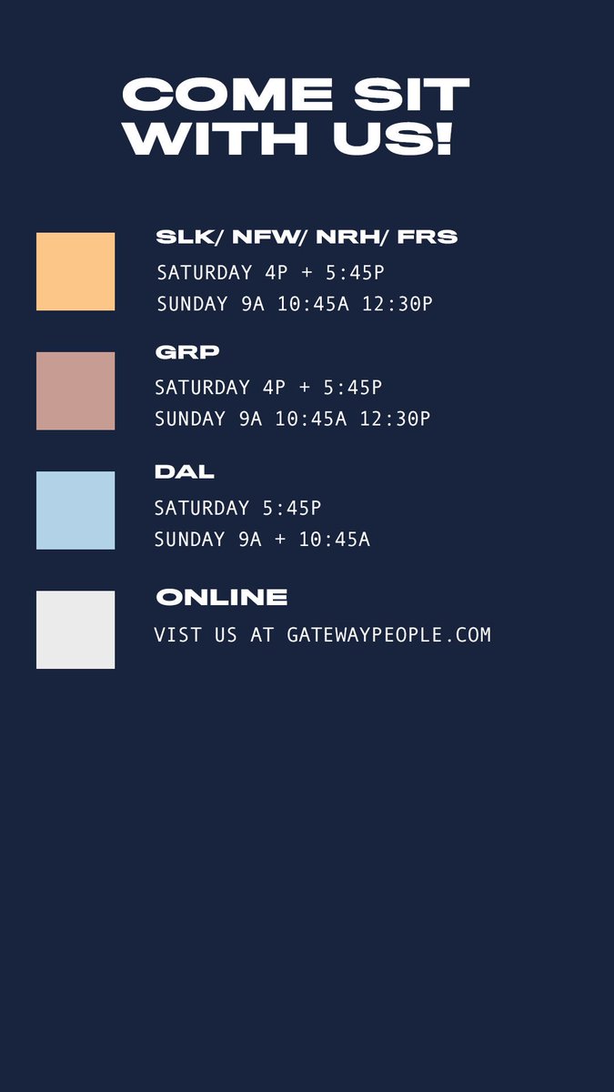 EASTER RUNDOWN