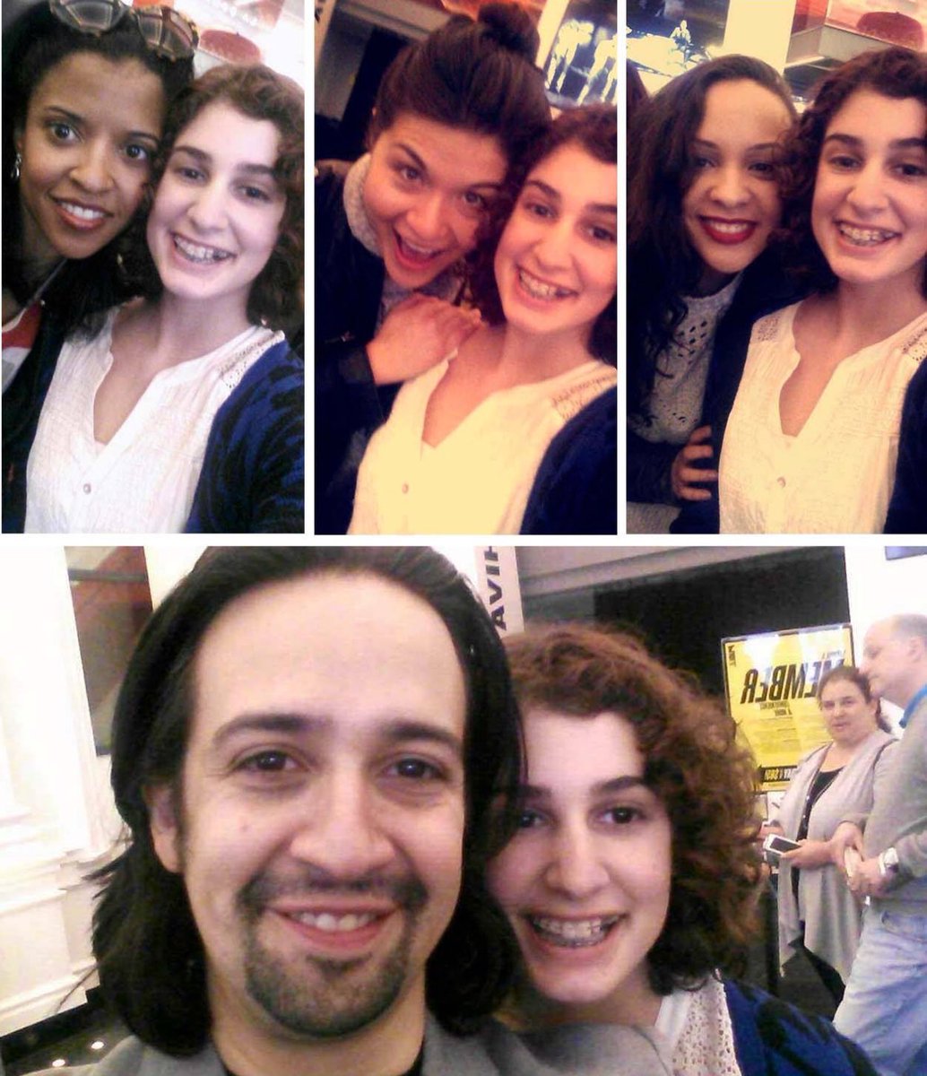 JessicaSporn's tweet photo. Hey @Lin_Manuel look what popped up on my “remember this” fb feed! Angelica, Eliza and Peggy, and Lin! You all were the sweetest and kindest... then and now. #hamiltonmemories #HamiltonMusical #hamiltonpublic #theaterkid https://t.co/DJh172ynYc