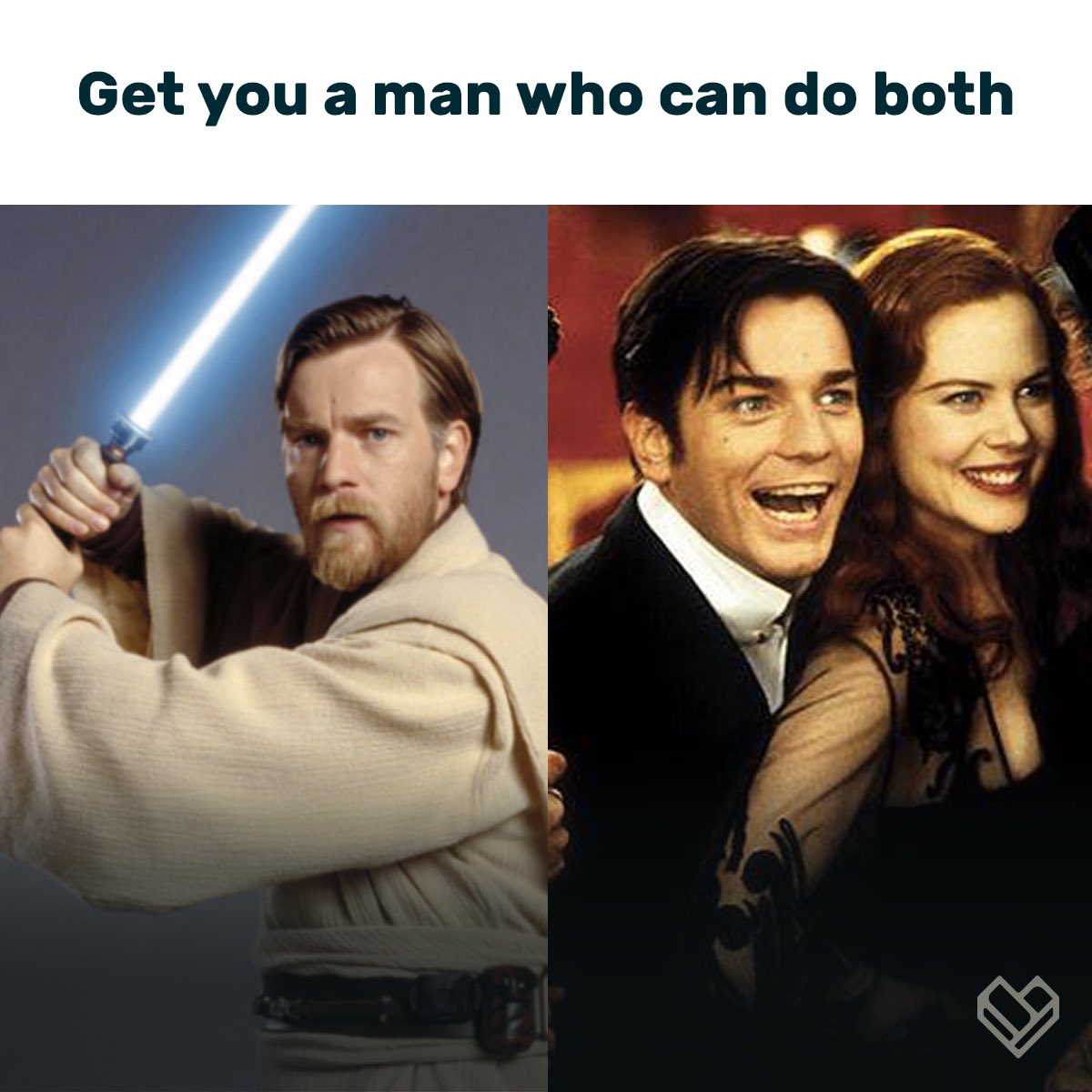 Happy Birthday to a man who can do it all, Ewan McGregor! (Come what) May the Force be with you. 