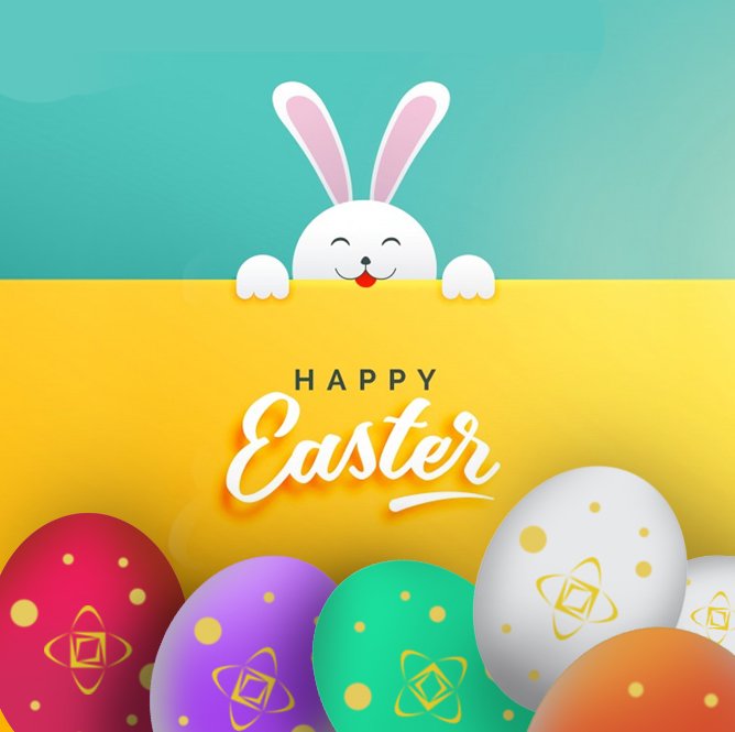 Codelattice's tweet image. Wishing you peace, love and happiness at Easter and always!

#EasterWishes #Codelattice #HappyEaster