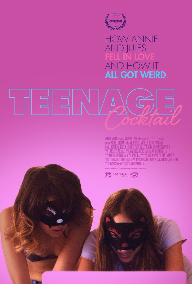 Teenage Cocktail:Two high school girls start a camming business to save up cash so they can leave their small town, developing crushes for one another along the way... But then, they take things too far, and everything goes terribly wrong.
