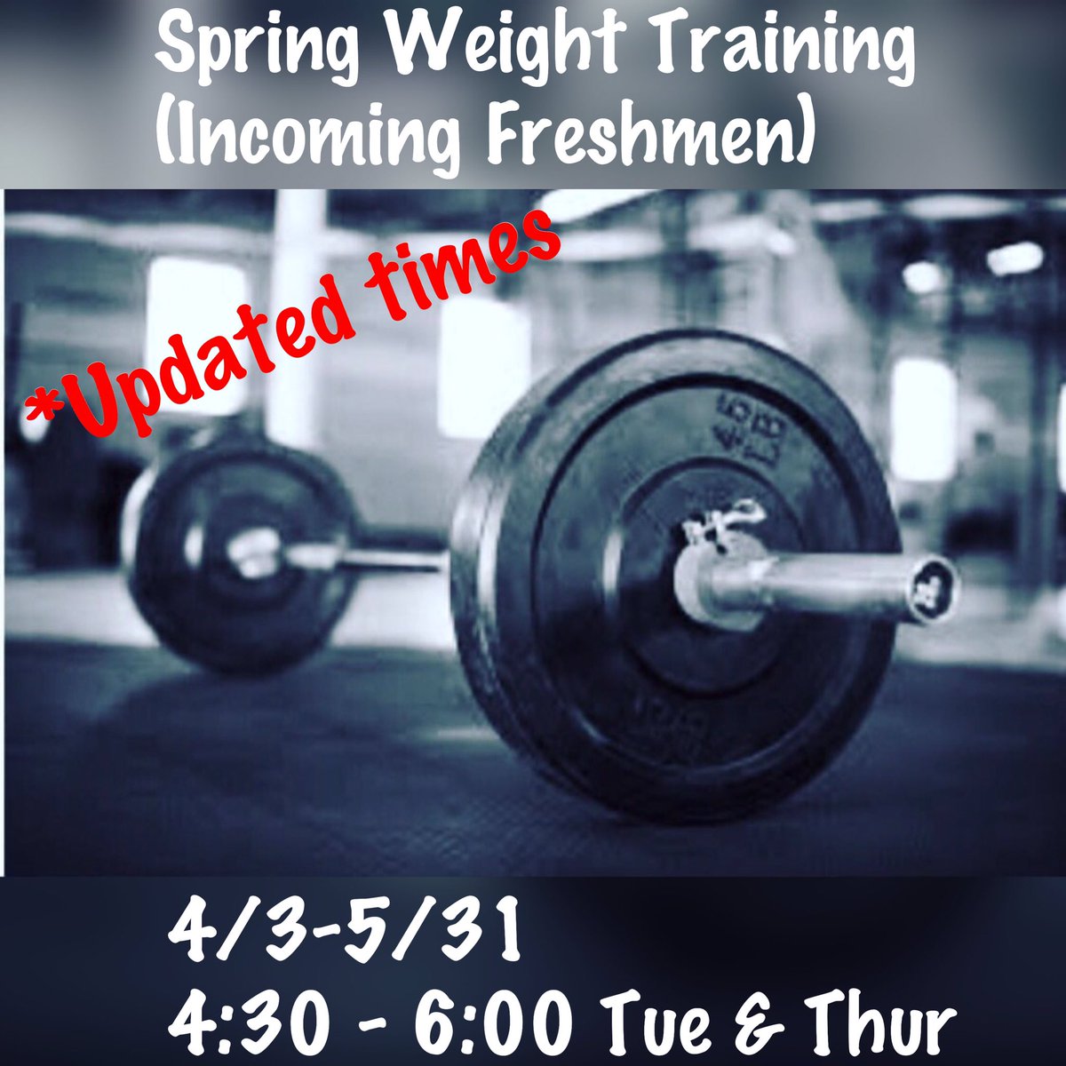 WestviewFootbal's tweet image. 🏈 Updated times 🏈

🏋🏼🏋🏻🏋🏾 Incoming freshman - take advantage of this great opportunity!