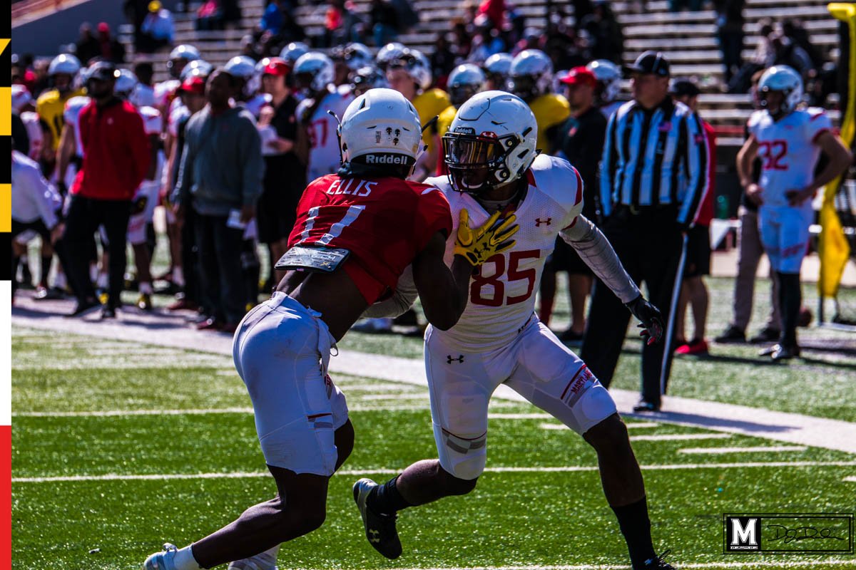 TerpsFootball's tweet photo. Saturdays are for the terps‼️Practice 9 #BOOM https://t.co/Xc0D3xk7KE